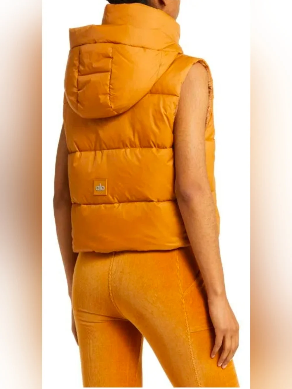 ALO Yoga Puffer Vest in Brown